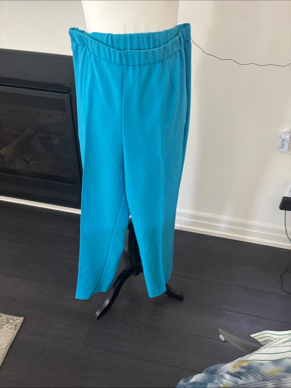TanJay Teal Wide-Leg Women's Pants